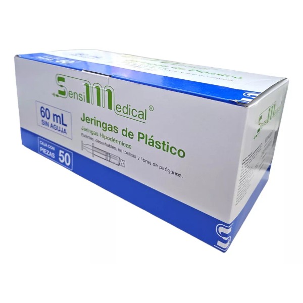 Sensi Medical Kit 8 Pz Jeringa D Plástico 60ml Sin Aguja Sensimedical C/50