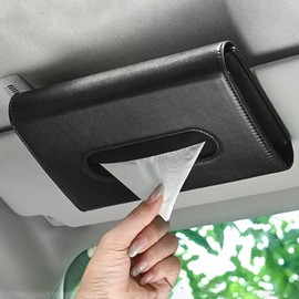 Car Tissue Holder,Leather Tissue Car Holder,Multi-use Paper Tissue Cover Case for Car Seat Back and Vehicle Side Door,Car Interior Decoration Accessories