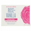 Schmidt’s Schmidt's Rose & Vanilla Natural Soap with Exfolaiting Vanilla Bean, 5 oz