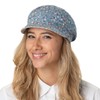 Lipodo Millefleurs Cap Wendemütze Newsboy Reversible Floral Solid 100% Linen