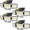 MDCMDCM Solar Motion Sensor Outdoor Lights Waterproof - 3000LM 3