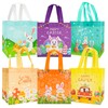 6PCS Easter Tote Bags, Easter Gift Bags with Handle, Non-Woven