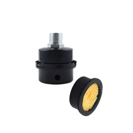 PDETVEO 6PCS Air Compressor Intake Paper Filter Sound Muffler Accessories, Air Compressor Replacement Filter Elements for Engines, Blowers, Exhaust Ports