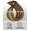 VINBAO U-Tip Extensions Real Hair Bondings Ombre Highlight U-Tip Extensions