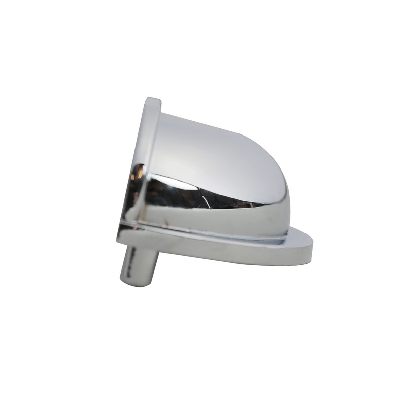 HARMAC HOUSE Chrome Cabinet Cup Handles 10 Pack Chrome Shell