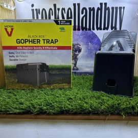 VICTOR Gopher Trap Small Squirrel Victor Black Box NEW Genuine Easy Safe durable 0626