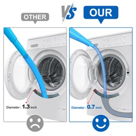 Sealegend Dryer Vent Cleaner Kit Dryer Lint Vac Attachment with Brush, Lint Remover, Dryer Vent Vacuum Hose Cleaning Tools, Blue