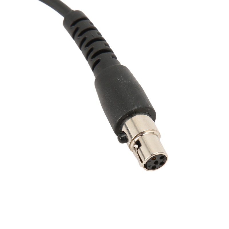 Mini XLR 5 Pin Plug to GA Dual Plugs Headset