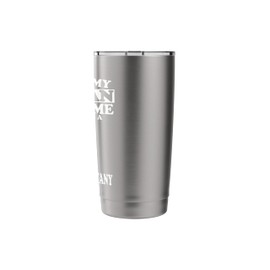 This is My Human Costume I'm Really A Chantilly-Tiffany Cat Stainless Steel Insulated Tumbler