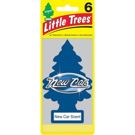 Little Trees New Car Scent Air Freshener Air Freshener Set of 6