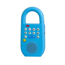 Travel Sleep, Relax and Focus Sound Machine. 10 Soothing White Noise and Natural Sound Tracks and 7 Baby Lullaby Tracks, with Timer Option - Blue