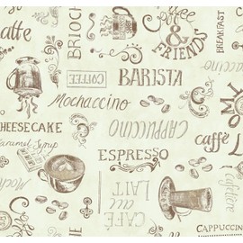 d-c-fix Manhattan Ristretto Oilcloth Tablecloth, Cream, Washable, Waterproof, Indoor and Outdoor, PVC Vinyl Oilcloth, Plastic Tablecloth, Wax Tablecloth, 150 cm x 250 cm, Oval