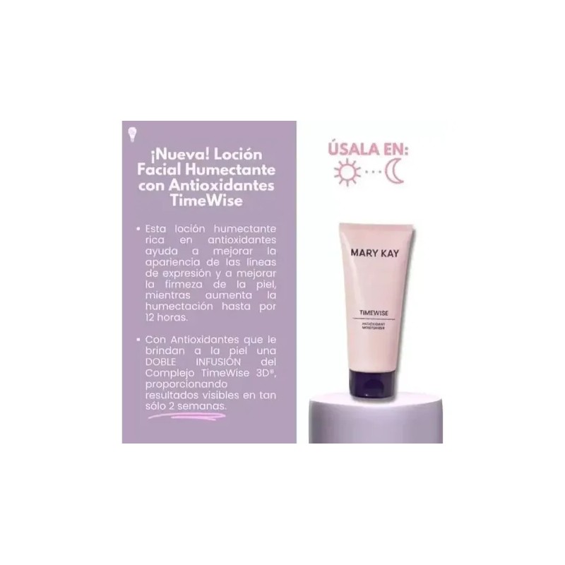 Mary Kay Timewise Loción Facial Humectante Con Antioxidantes