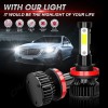 CHUSYYRAY 4-Sides H11 LED Headlight Bulbs Kit 360000LM HIGH-LOW Beam