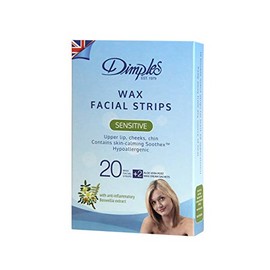 Dimples Wax Facial Strips, Pack of 20