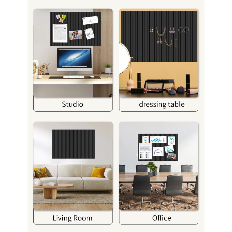 Large Bulletin Board 48"x36" Cork Boards for Walls, 12 Pack