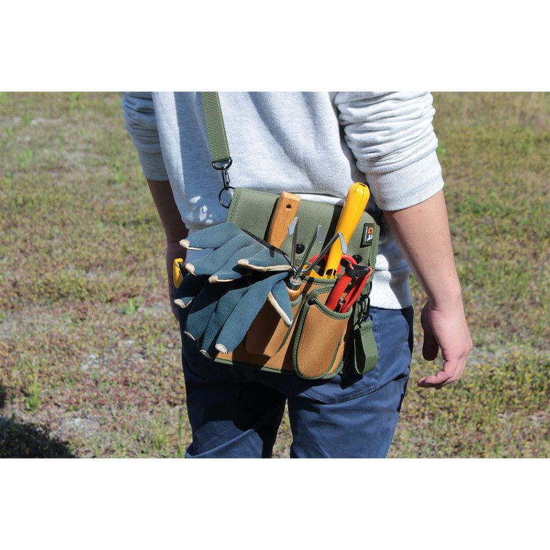 BIGMAN Gardening Pouch, Pruning Shears Pouch, With D Ring, Gardening