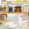 ANNFUZ Mechanical Keypad Keyless Entry Door Handle Lock,Push Button Code