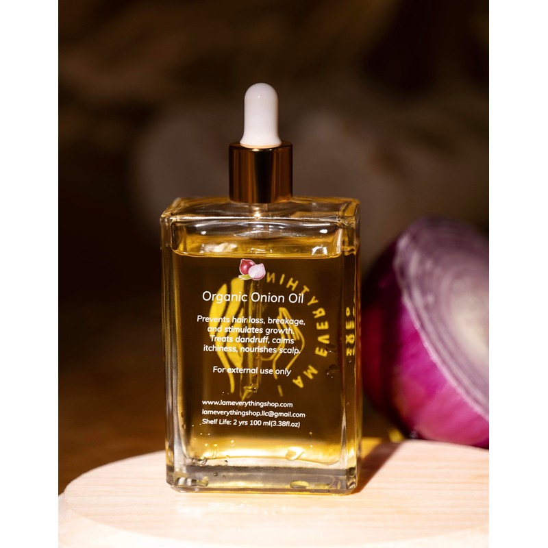 Generic Organic Onion Oil for Hair Growth, Anti-Breakage and Dandruff