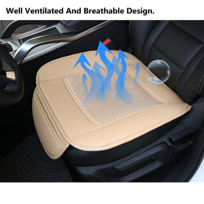 Suninbox Car Seat Covers,Ice Silk Car Seat Cushion Pad Mat[carbonized