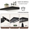 Venusmiles Floating Shelves for Wall, Large Wall Mounted Shelves with