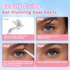 AIZUIWIY Individual Eyelashes Cluster Lashes Fluffy Wispy Lashes with Invisible