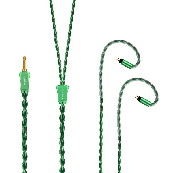 cooyin Blue Snake Re-Cable, 0.03 inch (0.78 mm), 2PIN Cable,