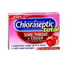 Chloraseptic Chloraseptic Total Sore Throat + Cough Lozenges Wild Cherry, Wild Cherry 15 Each (Pack of 2)