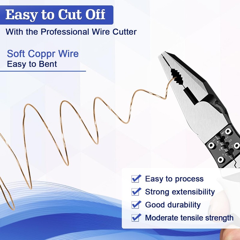 22 Gauge Solid Pure Copper Wire – 0.6mm Diameter, 50m