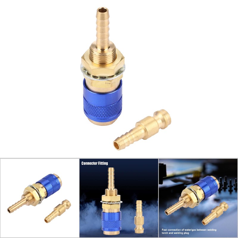M6 Gas &amp; Water Quick Connector for MIG TIG Welder
