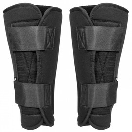 TSG Shinguard Samir, Leg Protector, Cycling, Hardshell, EVA Foam Padding, Stretchy Neoprene, Open Back, Removable Splint, MTB, Trail, Downhill, Dirt, Park, Certified, Adults, Swiss Design