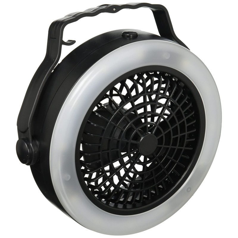 HAC 2094 3-Way Light & Fan, Black, W 7.9 x