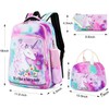 Girls Backpack Kids Elementary Bookbag Girly School Bag with Insulated