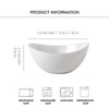 SumitlEyao 6-Piece Porcelain Dessert Bowls Set - 5.5 Inch Small