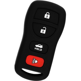 KeyGuardz Keyless Entry Remote Car Key Fob Outer Shell Cover Soft Rubber Protective Case for Nissan Infiniti KBRASTU15