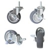 AAGUT M10 X 1.5 Black Industrial Caster Wheels 3 Inch