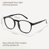 IBOANN B0BD2JTVWM - two pack Blue light glasses Black +