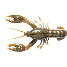 Nikko Kasei C02 Elastomeric Worm, 2.4 Inches, Dark Green Hollow (Mudbug)