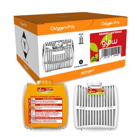 Oxygen-Pro - Glow, Sweet Amaretto Strong Fragrance Cartridge For Oxy-Gen Powered Commercial Air Fresheners and Deodorizers (6)