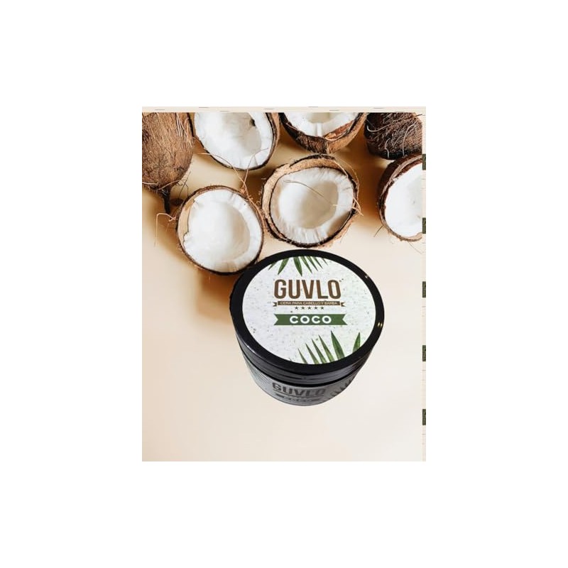 Cera para Cabello y Barba, Aroma de Coco, 300g