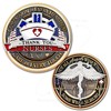 Armor Coin & Emblem - Medical Nurse Appreciation Challenge Coin