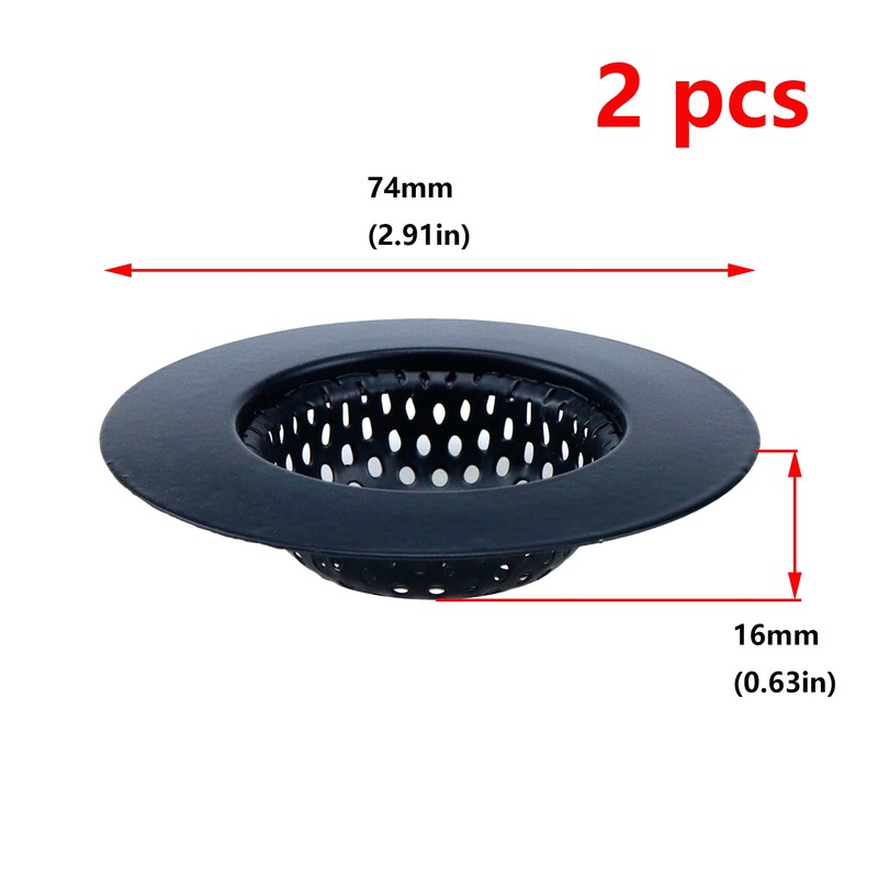 Antrader Kitchen Sink Strainer,3" Top / 1.5" Basket,Stainless Steel Sink