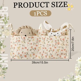 Baby Bed Organiser, Baby Bed Organiser Hanging, Breathable Storage Bag for Hanging, Bed Bag, Toy Bag with 2 Pockets