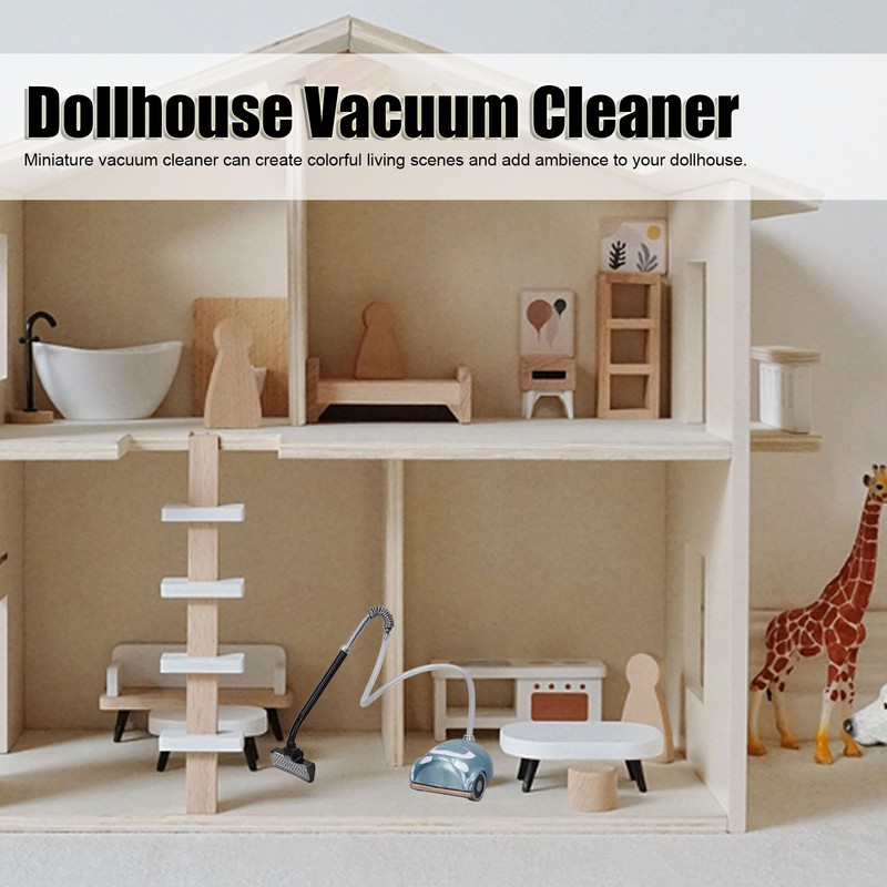 Dollhouse Vacuum Cleaner 1:12 Scale Vivid Details Add Ambience Doll