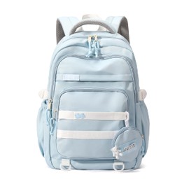 EKUIZAI Large Capacity Backpack for Girls Elementary School bag Middle School Bookbag for Teen Girls-Boys