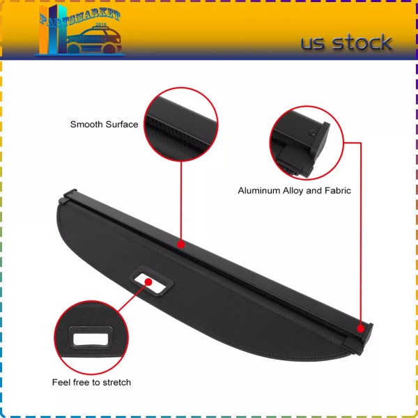 PMT2018 Cargo Cover Rear Trunk Security Shield Shade For Nissan