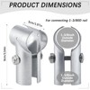 Rail Clamps 1-3/8" x 1-3/8", End Rail T Clamps Chain
