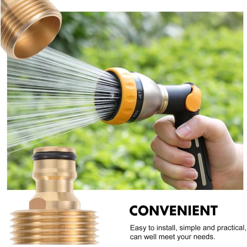 1 Inch Male Thread Brass Quick Coupling Tap Adapter with