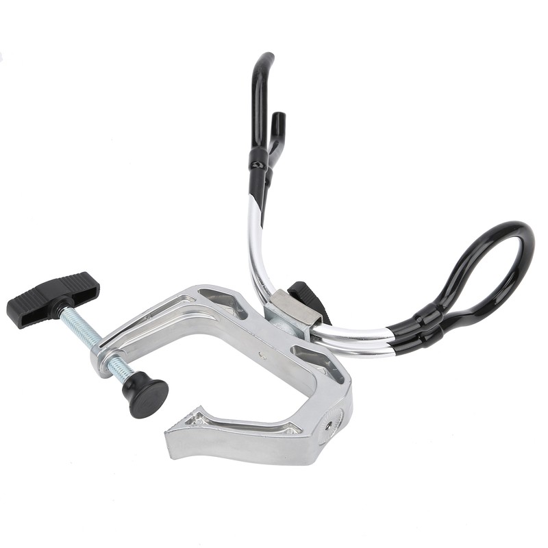Aluminum Alloy 360 Degree Adjustable Boat Rods Holder Fishing Pole