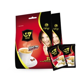 — G7 3 in 1 Instant Collagen Coffee — For Hair, Skin, & Nails — With Added Collagen, Non-dairy Creamer, and Low Sugar — Low Caffeine — Instant Vietnamese Coffee (22 Single Serve Packets, 2 Pack)